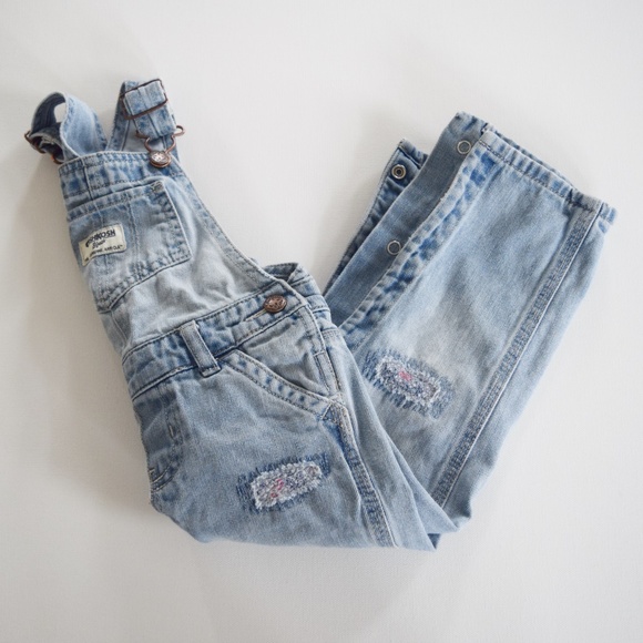 OshKosh B'gosh Other - OshKosh B'gosh 24 Month Girl Overalls Distressed